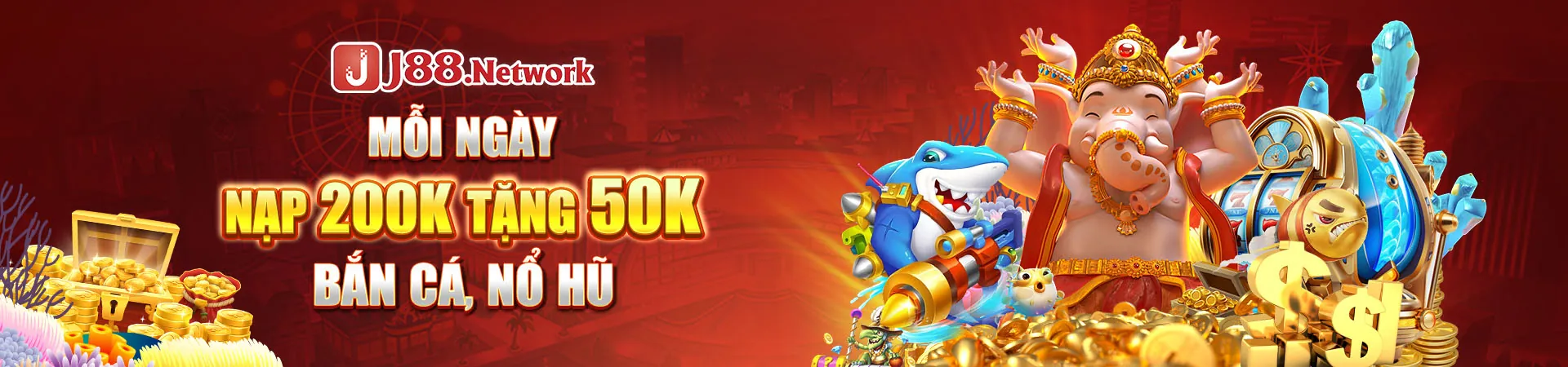 Hình ảnh chào mừng J88VIP1 Casino với các trò chơi cờ bạc trực tuyến và thể thao